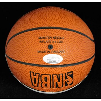 Elgin Baylor Los Angeles Lakers Signed Mini Basketball JSA Authenticated