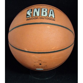 Marcus Fizer Signed Spalding I/O Basketball JSA Authenticated Scuffing Damage