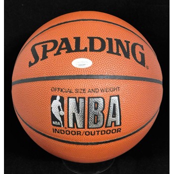 Danny Fortson Signed Spalding Indoor/Outdoor NBA Basketball JSA Authenticated