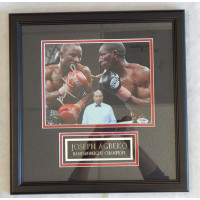 Joseph Agbeko Boxer Signed Framed 8x10 Glossy Photo PSA Authenticated