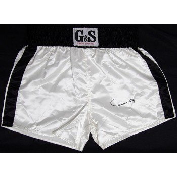 Muhammad Ali Cassius Clay Signed GS Spotting Goods Trunks JSA PSA Authenticated