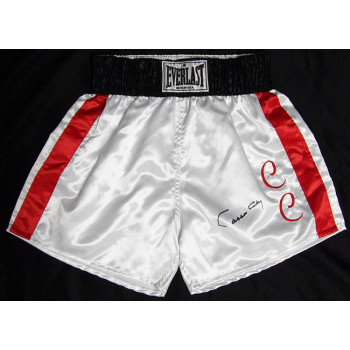 Muhammad Ali Cassius Clay Signed Everlast CC Trunks JSA PSA Authenticated