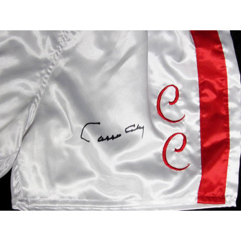 Muhammad Ali Cassius Clay Signed Everlast CC Trunks JSA PSA Authenticated