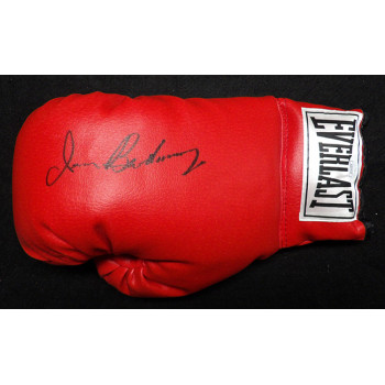 Iran Barkley Boxer Signed Red Everlast Boxing Glove JSA Authenticated