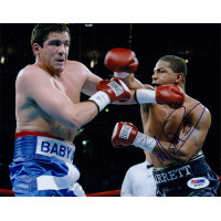 Monte Barrett Boxer Signed 8x10 Glossy Photo PSA Authenticated
