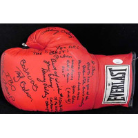 Boxers Chacon, Adair, Ortiz, Valdez Signed Boxing Glove JSA Authenticated