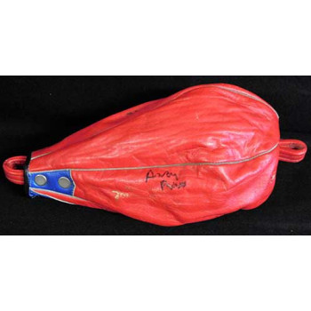 Boxers Bobby Chacon, Stan Ward, Danny Valdez Signed Punching Bag JSA Authentic