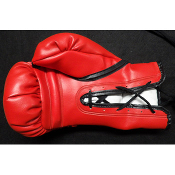 Michael Buffer Announcer Signed Red Everlast Boxing Glove JSA Authenticated