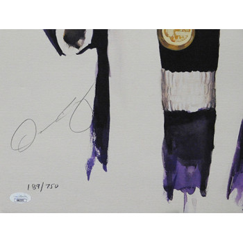 Oscar de la Hoya Boxer Signed 18x24 Limited Edition Lithograph JSA Authenticated