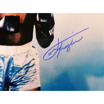 Joe Frazier Boxer Signed 16x20 Glossy Photo Global Authenticated