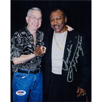 Joe Frazier Boxer Signed 8x10 Glossy Photo PSA Authenticated