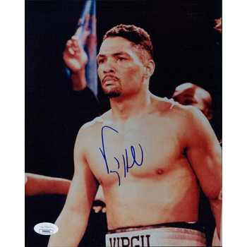Virgil Hill Boxer Signed 8x10 Glossy Photo JSA Authenticated Virgil Hill Boxer Signed 8x10 Glossy Photo JSA Authenticated