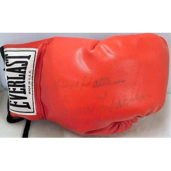 Ingemar Johansson & Floyd Patterson Signed Boxing Glove JSA Authenticated Faded Ingemar Johansson & Floyd Patterson Signed Boxing Glove JSA Authenticated Faded
