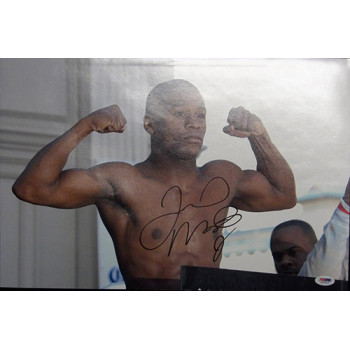 Floyd Mayweather Jr. Boxer Signed 12x18 Matte Photo PSA Authenticated