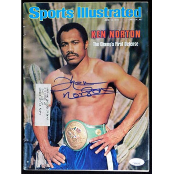 Ken Norton Boxer Signed 6/12/78 Sports Illustrated Magazine JSA Authenticated
