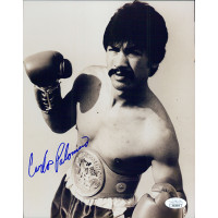 Carlos Palomino Boxer Signed 8x10 Glossy Photo JSA Authenticated