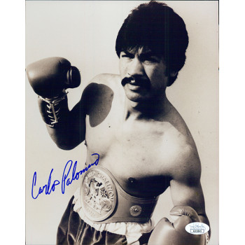 Carlos Palomino Boxer Signed 8x10 Glossy Photo JSA Authenticated
