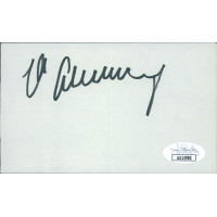 Max Schmeling Boxer Signed 3x5 Index Card JSA Authenticated