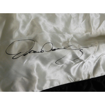 Oscar De La Hoya Signed White Everlast Boxing Trunks / Shorts JSA Authenticated