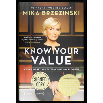 Mika Brzezinski Signed Know Your Value Revised 1st Edition Hardcover Book JSA