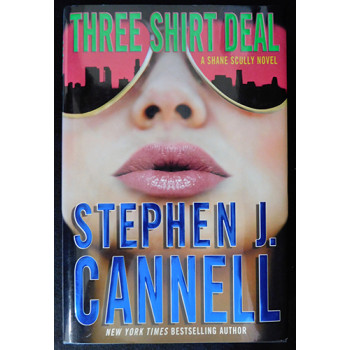 Stephen J. Cannell Signed Three Shirt Deal 1st Hardcover Book JSA Authenticated