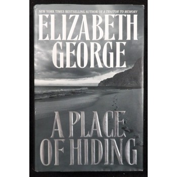 Elizabeth George Signed A Place of Hiding First Edition Book JSA Authenticated P