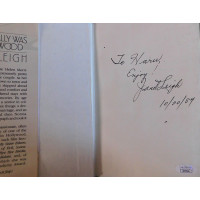 Janet Leigh Signed There Really Was A Hollywood Hardcover Book JSA Authenticated