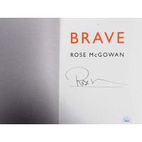 Rose McGowan Signed Brave First Edition Hard Cover Book JSA Authenticated B