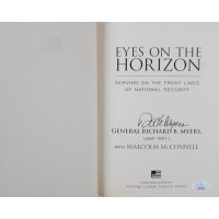 Richard Myers Signed Eyes On The Horizon 1st Edition Hardcover Book JSA Authen