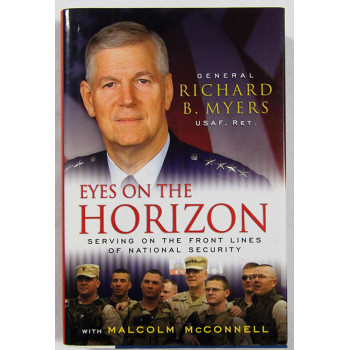 Richard Myers Signed Eyes On The Horizon 1st Edition Hardcover Book JSA Authen