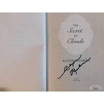Alyson Richman Signed The Secret of Clouds First Edition Hardcover Book JSA Auth