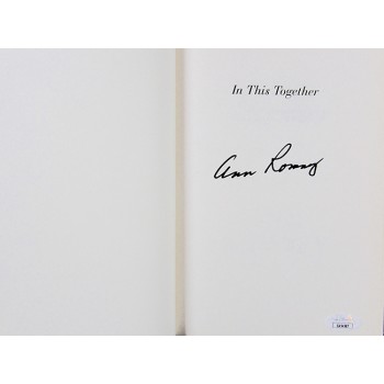 Ann Romney Signed In This Together First Edition HC Book JSA Authenticated