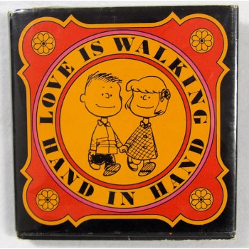 Charles Schulz Signed Love Is Walking Hand In Hand Hardcover Book JSA Authentic