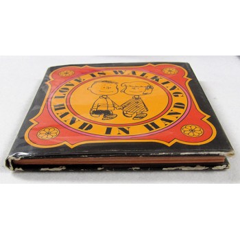 Charles Schulz Signed Love Is Walking Hand In Hand Hardcover Book JSA Authentic