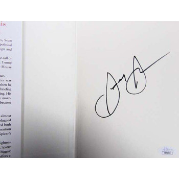 Sean Spicer Signed The Briefing: Politics Press The President HC Book JSA Authen