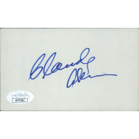 Claude Akins Actor Signed 3x5 Index Card JSA Authenticated Claude Akins Actor Signed 3x5 Index Card JSA Authenticated