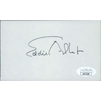 Eddie Albert Actor Signed 3x5 Index Card JSA Authenticated Eddie Albert Actor Signed 3x5 Index Card JSA Authenticated