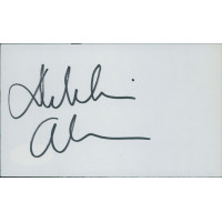 Debbie Allen Actress Producer Director Signed 3x5 Index Card JSA Authenticated Debbie Allen Actress Producer Director Signed 3x5 Index Card JSA Authenticated