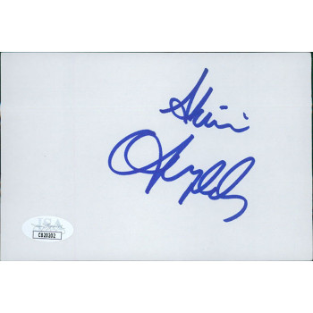 Shiri Appleby Actress Signed 4x6 Index Card JSA Authenticated