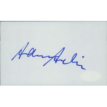 Adam Arkin Actor Director Signed 3x5 Index Card JSA Authenticated