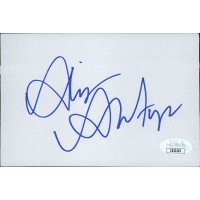 Alison Armitage Actress Playboy Playmate Signed 4x6 Index Card JSA Authenticated