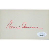 Ellis Arnall Georgia Governor Signed 3x5 Index Card JSA Authenticated Ellis Arnall Georgia Governor Signed 3x5 Index Card JSA Authenticated