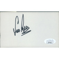 Lew Ayres Actor Signed 3x5 Index Card JSA Authenticated Lew Ayres Actor Signed 3x5 Index Card JSA Authenticated