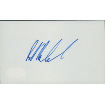 Burt Bacharach Composer Songwriter Signed 3x5 Index Card JSA Authenticated