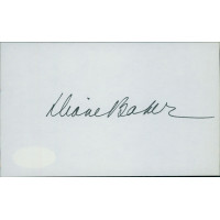 Diane Baker Actress Signed 3x5 Index Card JSA Authenticated Diane Baker Actress Signed 3x5 Index Card JSA Authenticated