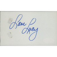 Lucille Ball Actress Signed 3x5 Index Card JSA Authenticated Lucille Ball Actress Signed 3x5 Index Card JSA Authenticated