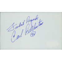 Carl Ballantine Actor Signed 3x5 Index Card JSA Authenticated Carl Ballantine Actor Signed 3x5 Index Card JSA Authenticated