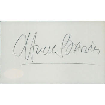 Chuck Barris Author Actor Producer Signed 3x5 Index Card JSA Authenticated