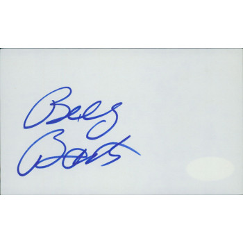 Billy Barty Actor Signed 3x5 Index Card JSA Authenticated