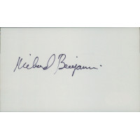 Richard Benjamin Actor Signed 3x5 Index Card JSA Authenticated Richard Benjamin Actor Signed 3x5 Index Card JSA Authenticated
